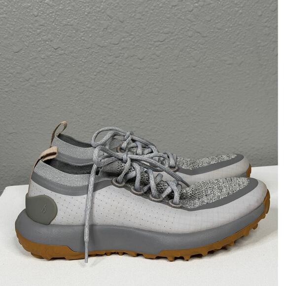 Allbirds Men’s Grey Brown Trail Runners Shoes / Size-8